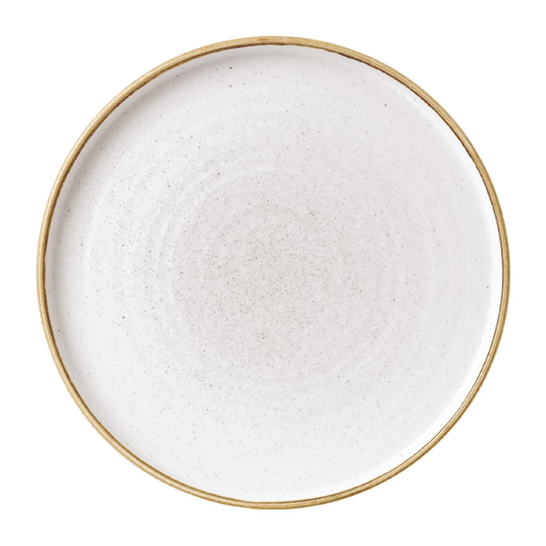 Churchill Stonecast Barley White Bord Met Opstaande Rand 25.9cm (pak van 6)