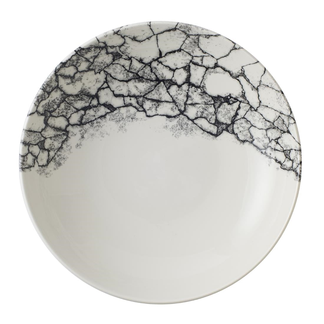 Churchill Kintsugi Accents Quartz Black Evolve Coupe Kom 24.8cm (pak van 12)