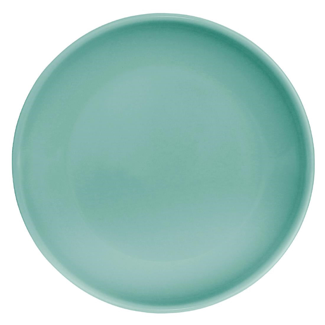 Olympia Café coupebord aqua 20cm (12 stuks)