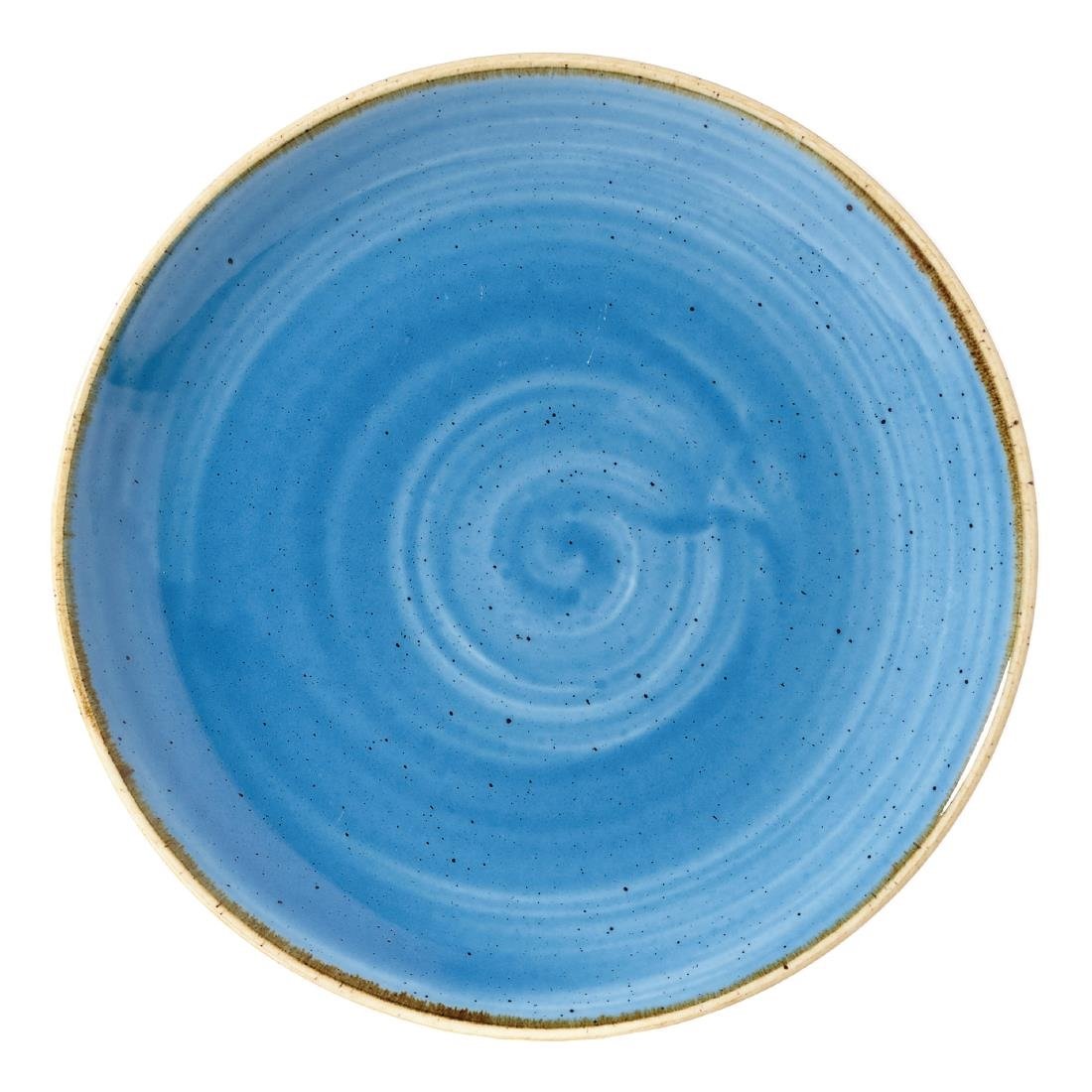 Churchill Stonecast Cornflower Blue Coupe Bord 16.5cm (pak van 12)