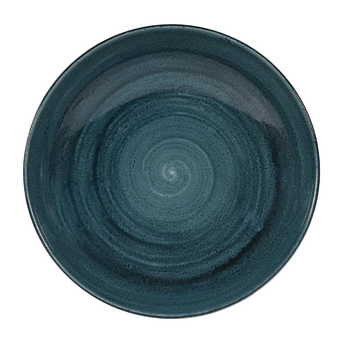 Churchill Stonecast Patina Rustic Teal Evolve Coupe Kom 24.8cm (pak van 12)