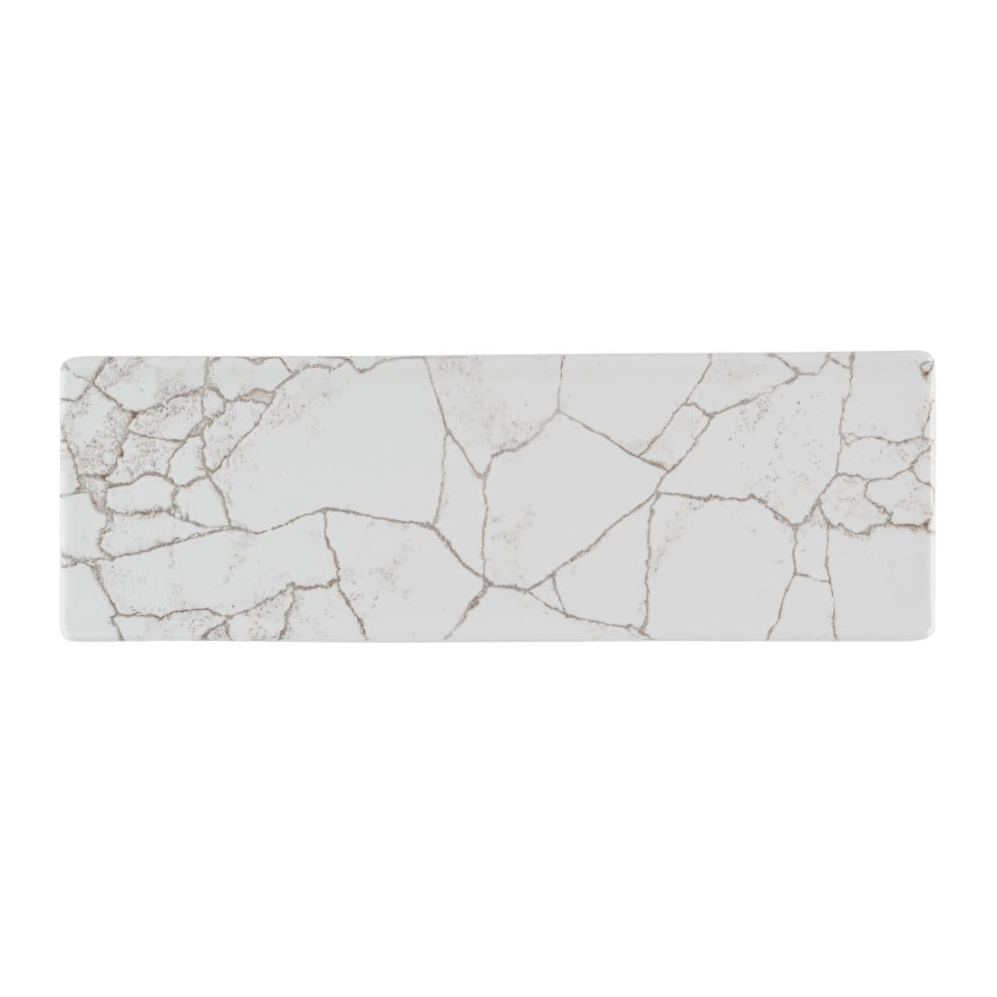 Churchill Studio Prints Kintsugi Agate Grey Ovaal Bord 33 x 11cm (pak van 6)