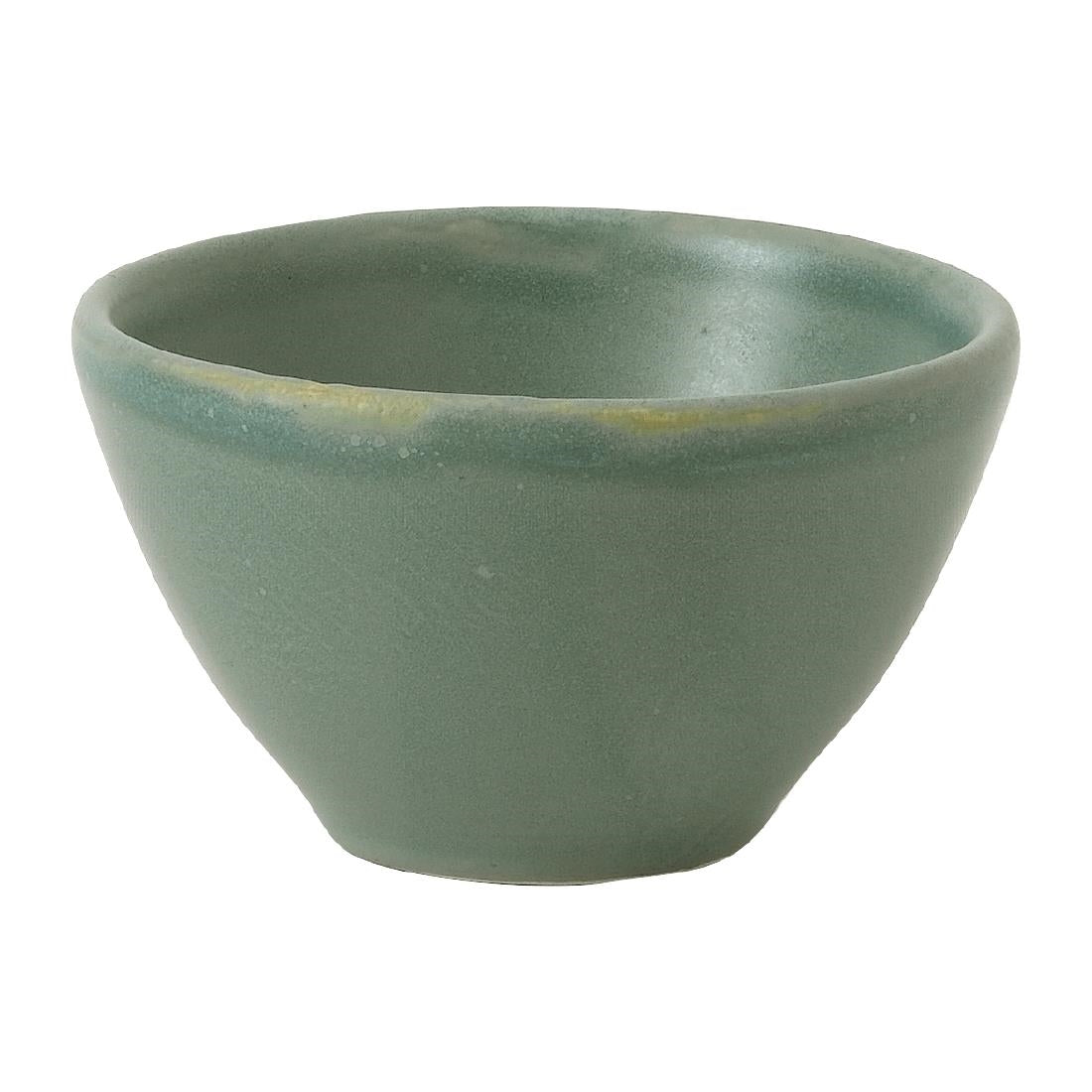 Churchill Super Vitrified Nourish Andorra Green Dip Schaaltje 70mm (Pak Van 12)