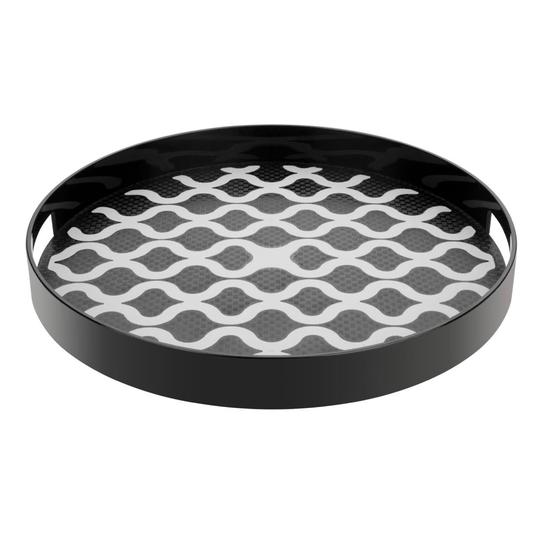 Olympia Kristallon Pc Rond Antislipblad Met Handgrepen - 355 mm 14"