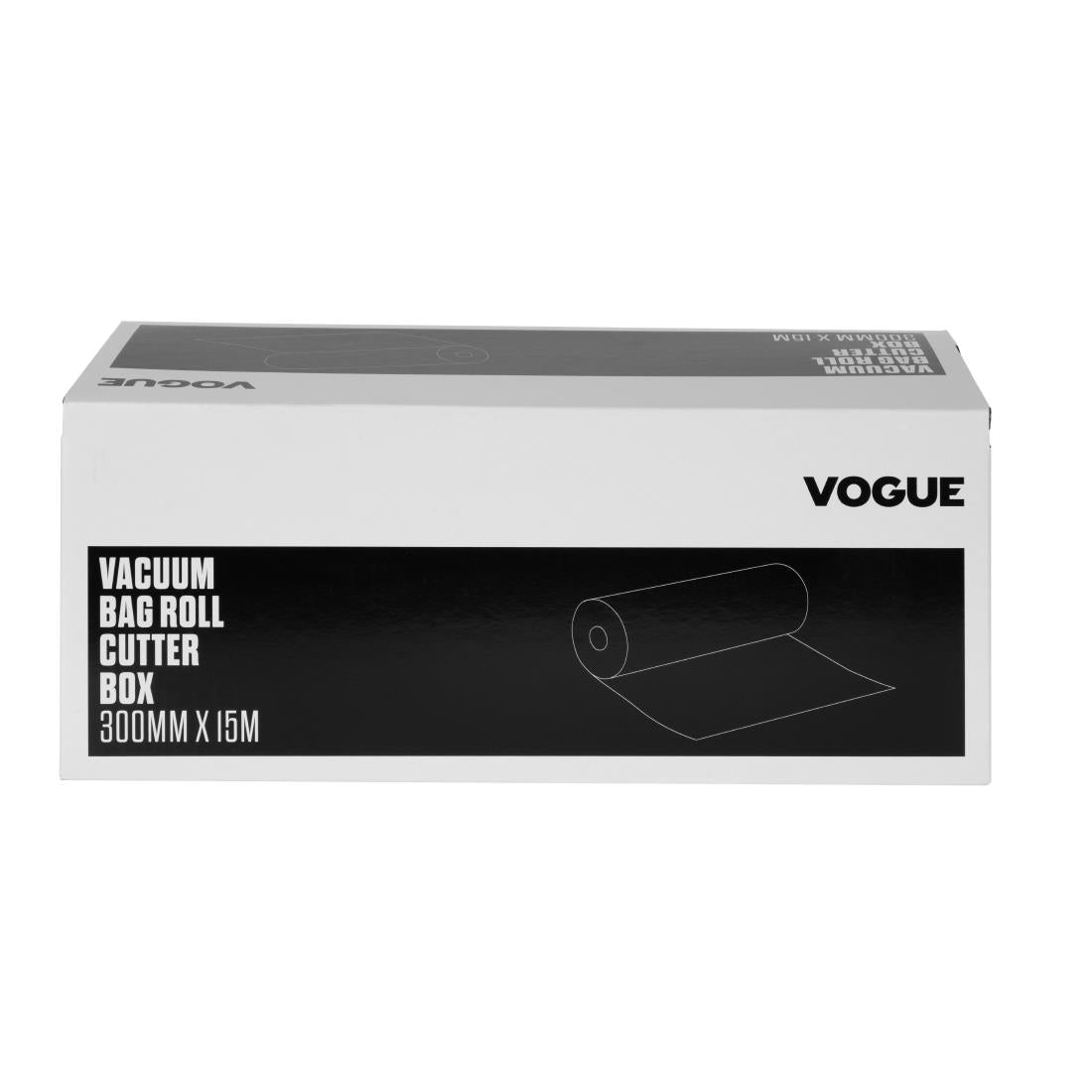 Vogue vacumeerzakken op rol met dispenser 30cm x 15m