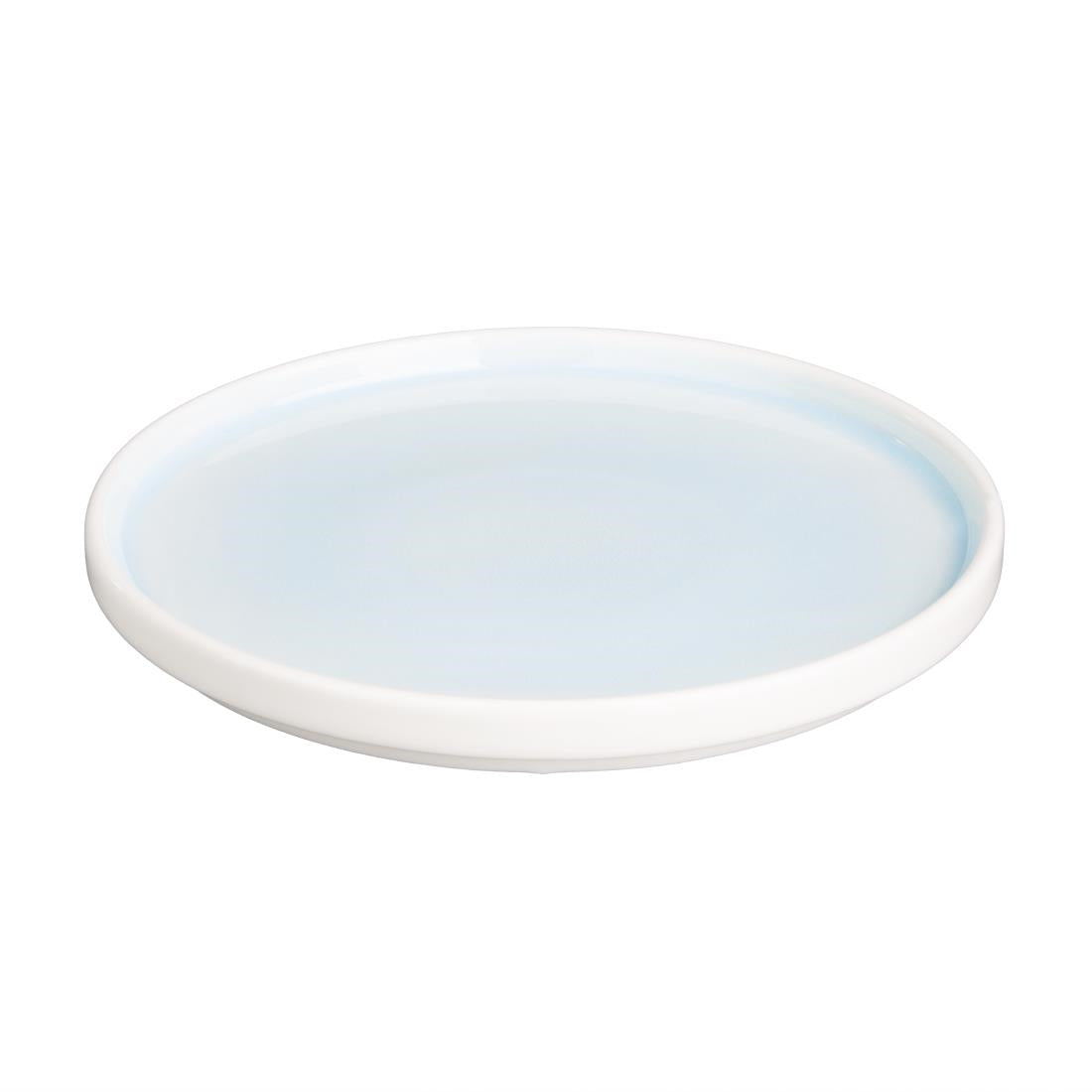Olympia Fondant borden aqua blauw 215mm (6 stuks)