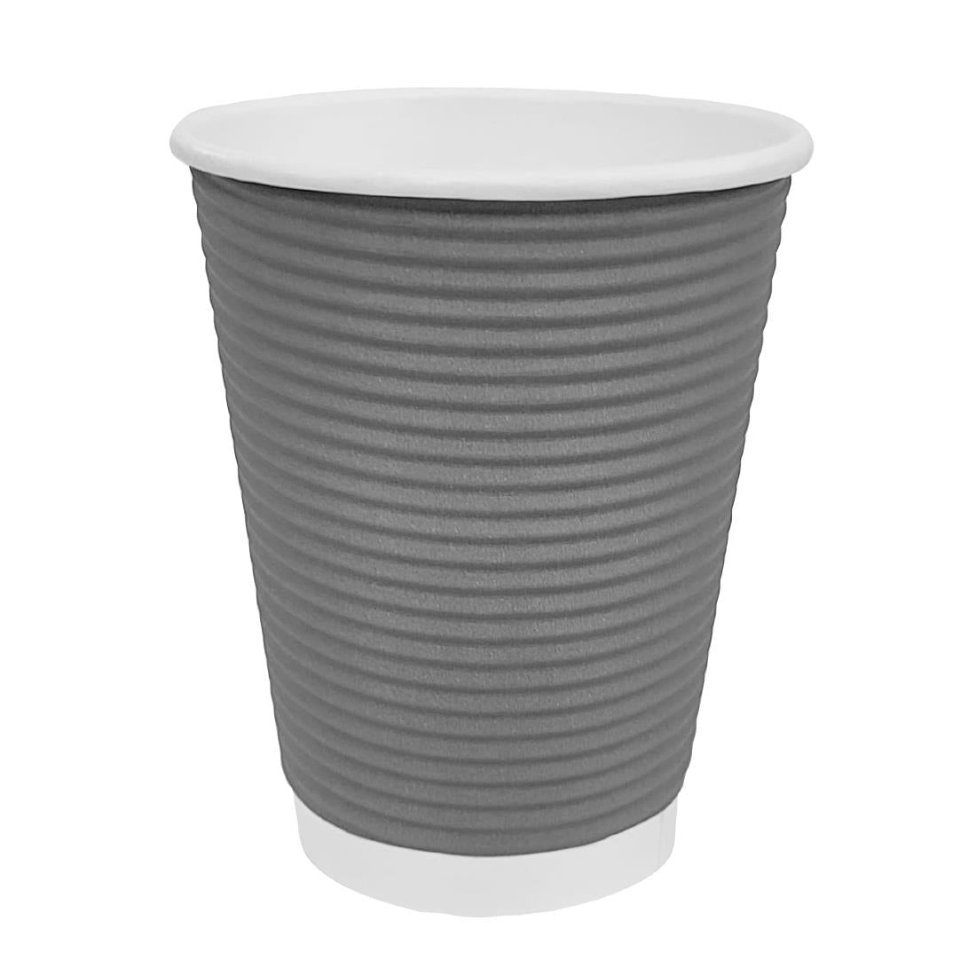 Fiesta Recyclable koffiebekers ribbelwand blauwgrijs 225ml (25 stuks)