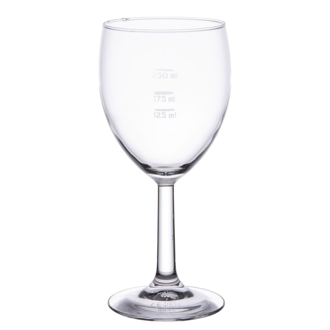 Arcoroc Savoie Grand Vin Wijnglazen 350ml Ce-Gemarkeerd Op 125 Ml, 175ml En 250ml