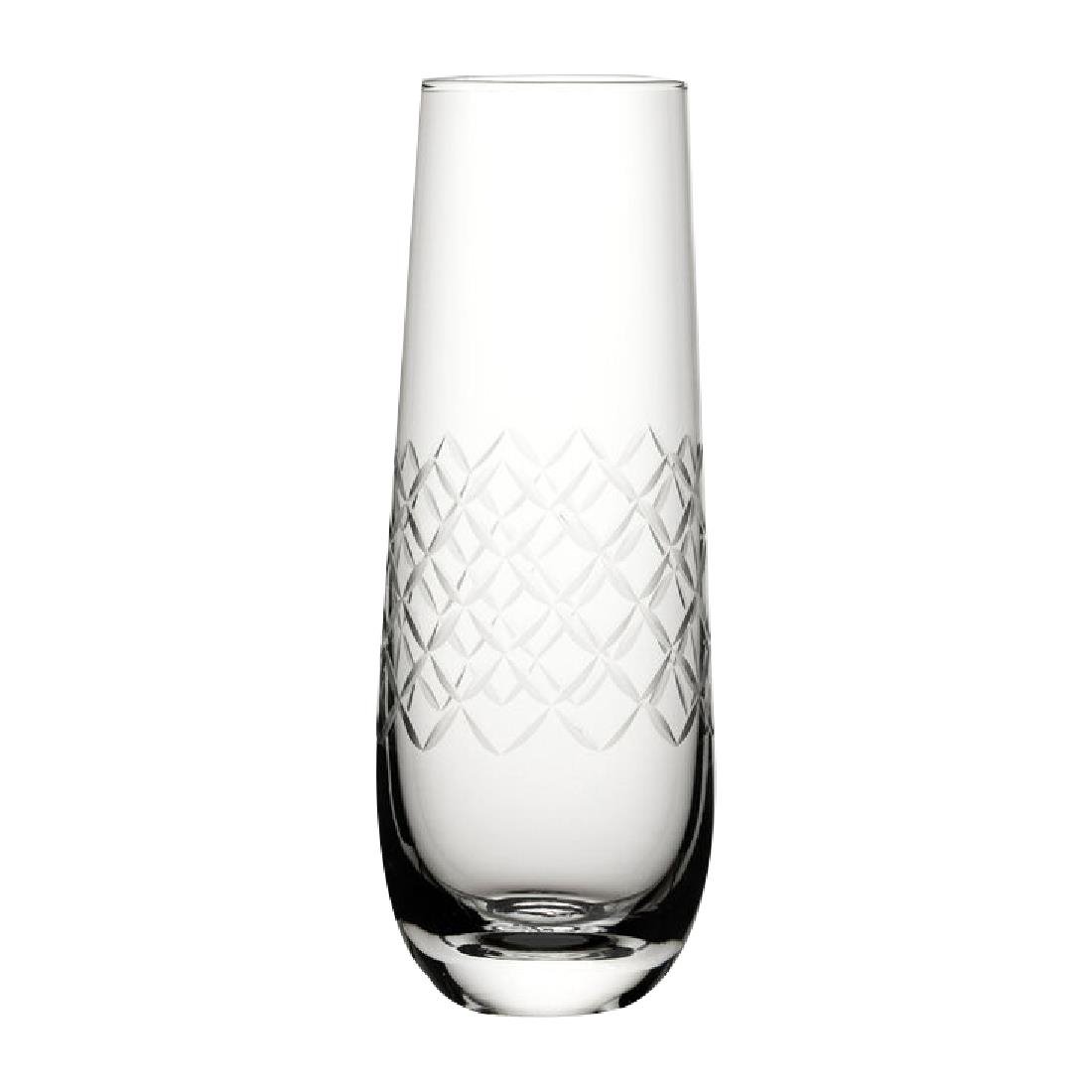 Utopia Raffles Diamond Champagneglazen 300ml (Pak Van 6)