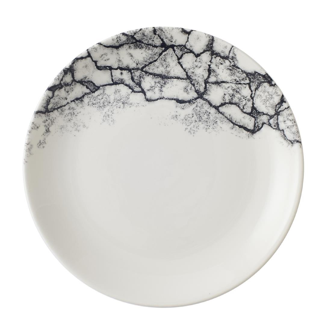 Churchill Kintsugi Accents Quartz Black Evolve Coupe Bord 16.5cm (pak van 12)