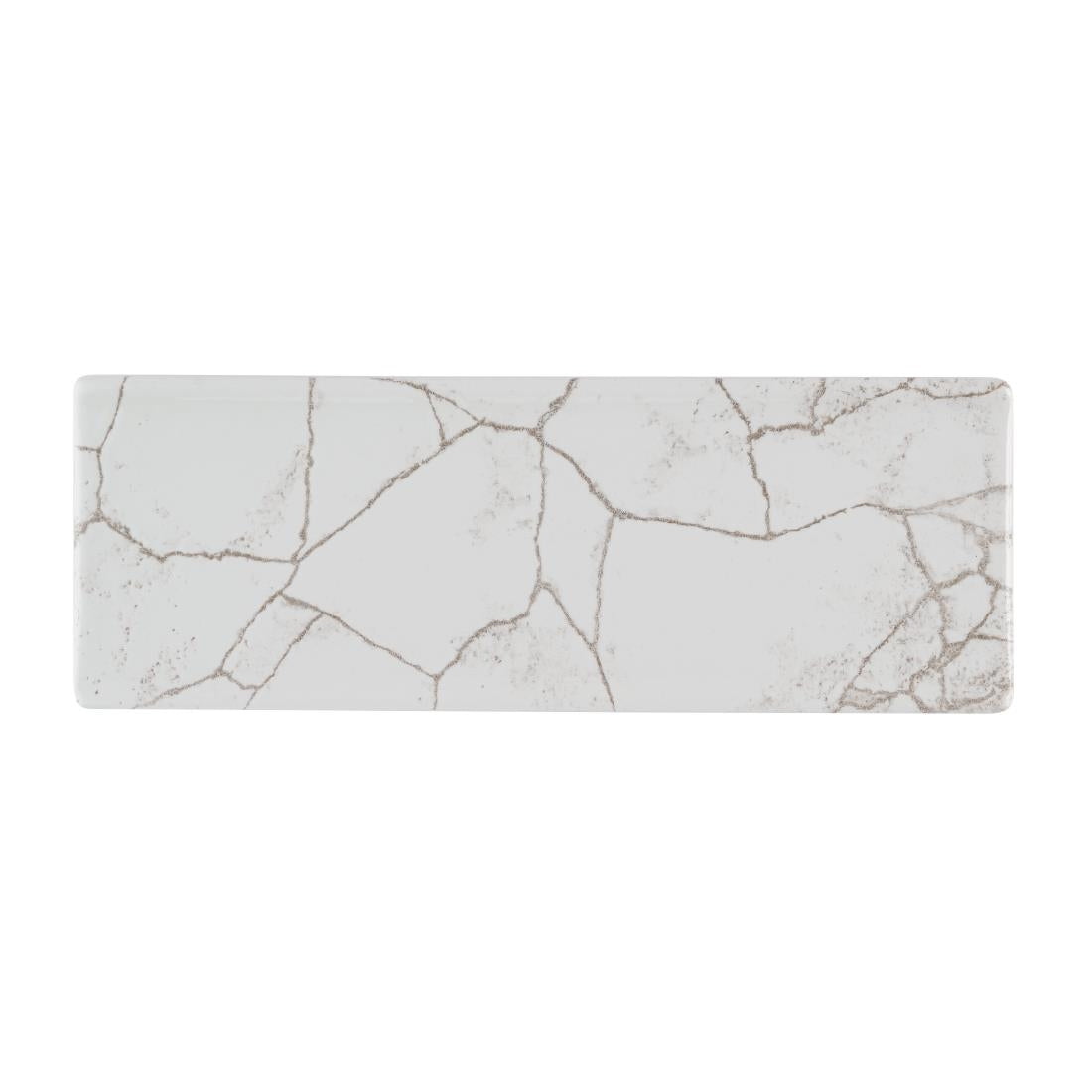 Churchill Studio Prints Kintsugi Agate Grey Ovaal Bord 25 x 9cm (pak van 6)