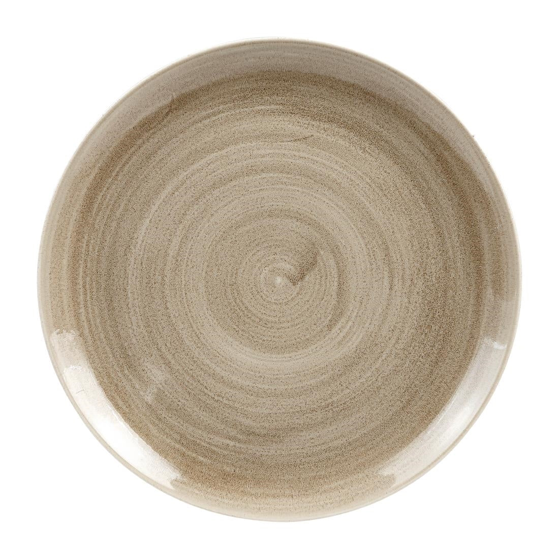 Churchill Stonecast Patina Antique Taupe Coupe Evolve Coupe Bord 32.4cm (pak van 10)