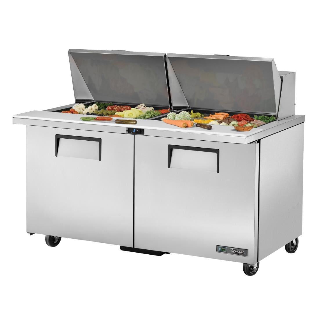 True Dubbeldeurs Koelkast Tssu-60-24M-B-St