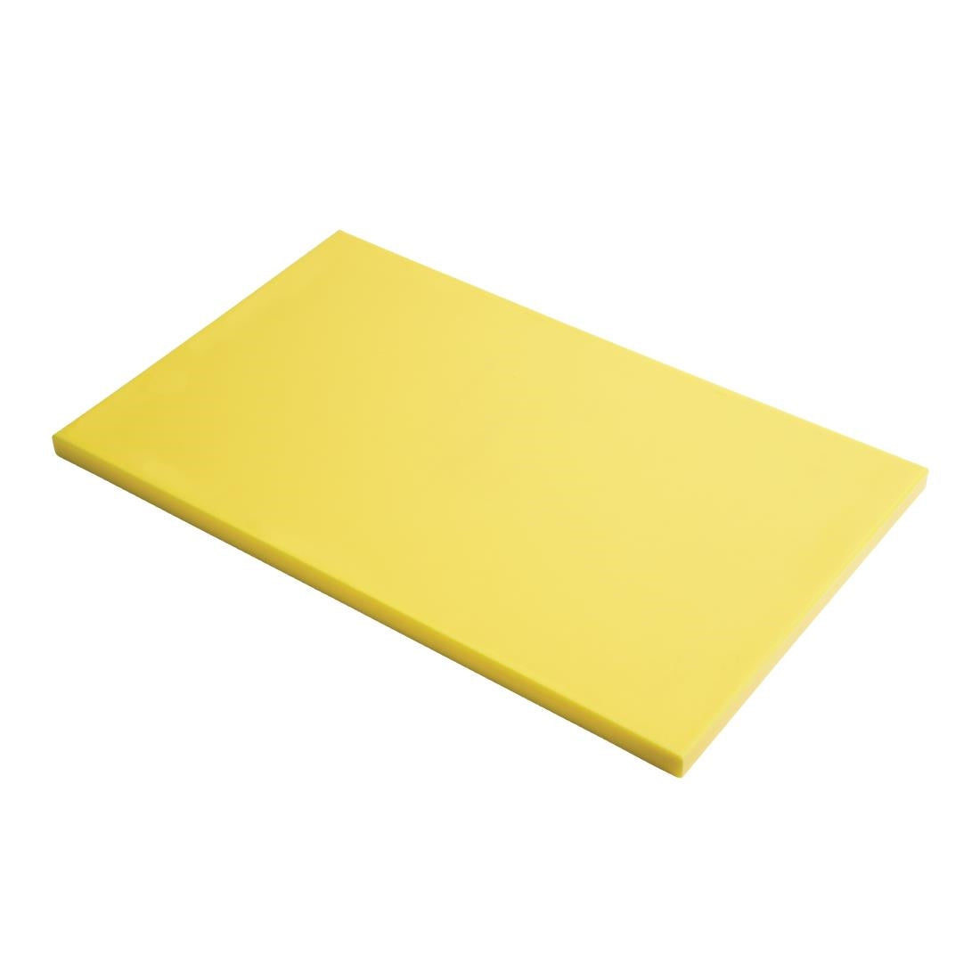 Gastro M GN1/1 HDPE snijplank glad geel