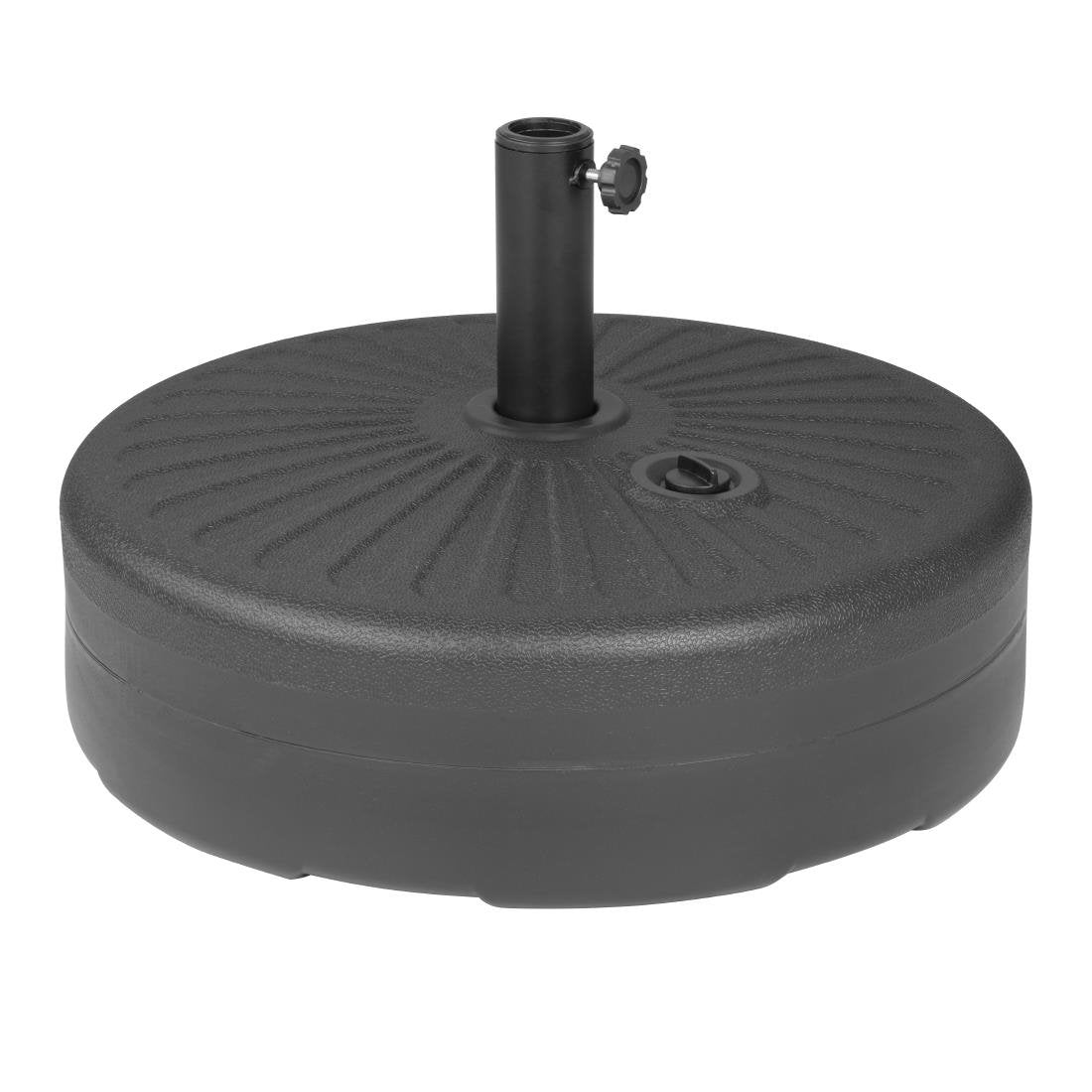 Bolero Zwart Kunststof Parasolvoet 40Ltr
