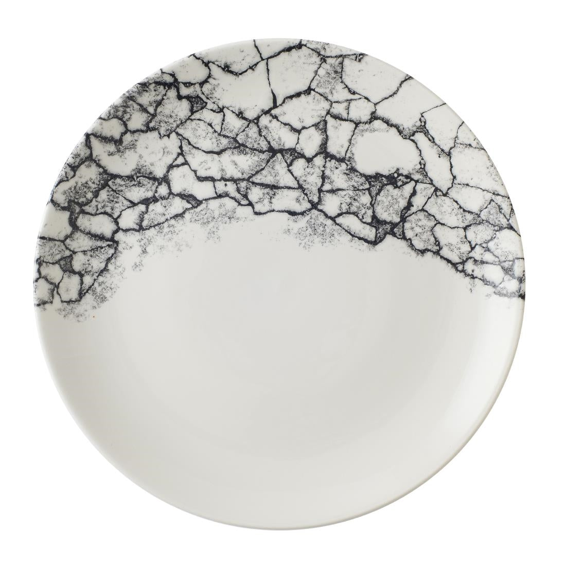 Churchill Kintsugi Accents Quartz Black Evolve Coupe Bord 26cm (pak van 12)
