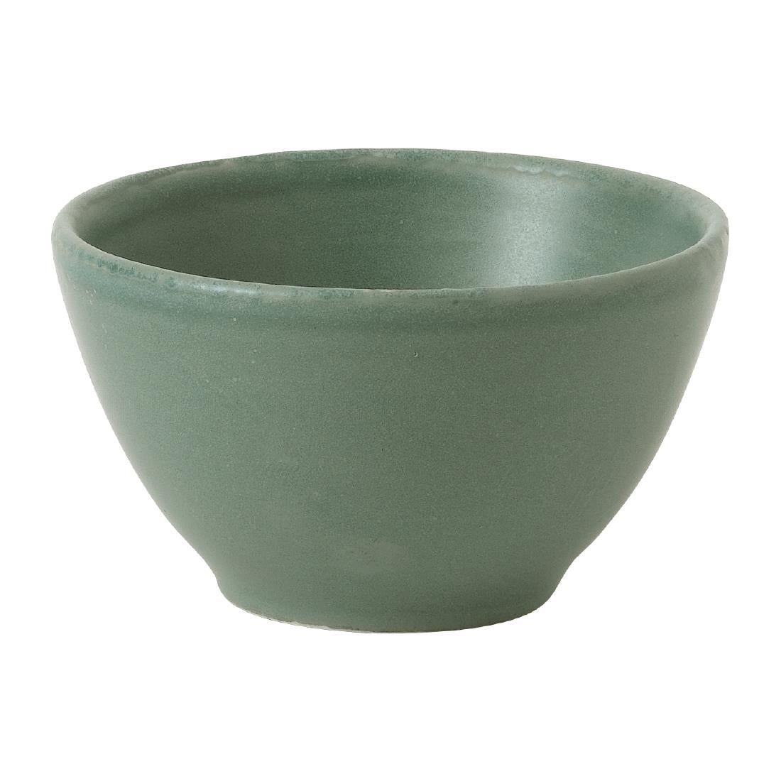 Churchill Super Vitrified Nourish Andorra Green Dip Schaaltje 85mm (Pak Van 12)