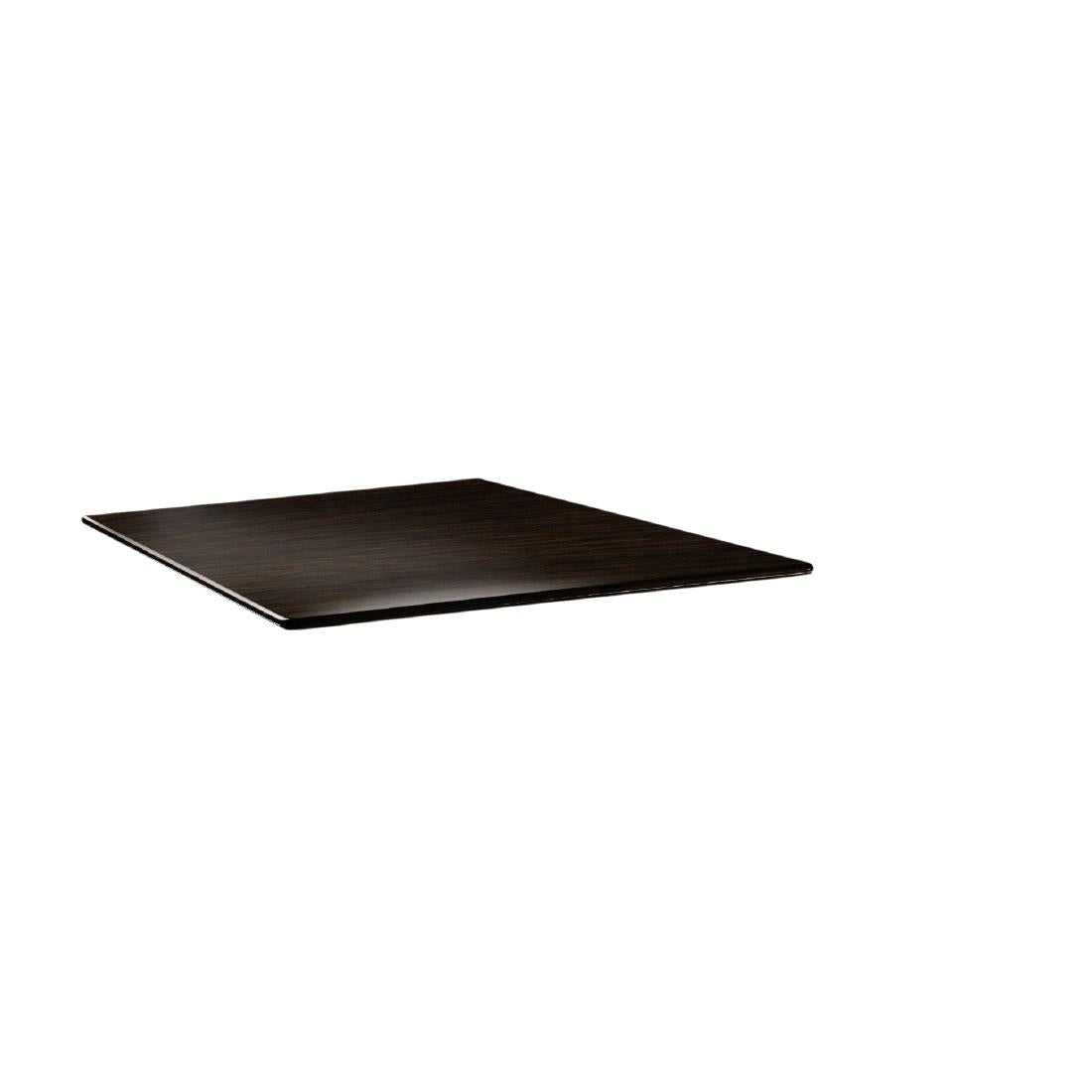 Topalit Smartline vierkant tafelblad wengé 70cm