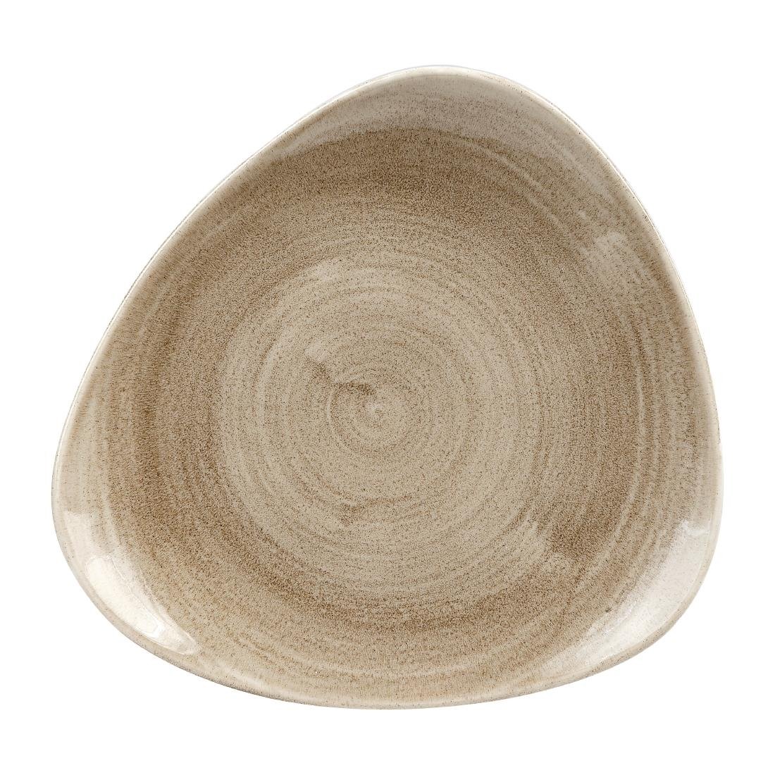 Churchill Stonecast Patina Antique Taupe Lotus Bord 22.9cm (pak van 12)