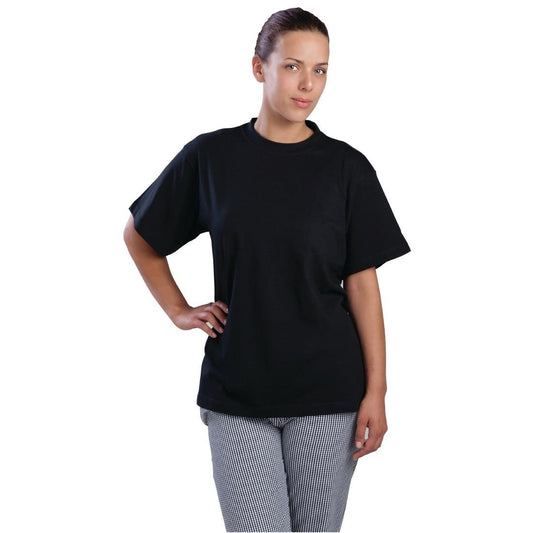 Nisbets Essentials t-shirts zwart L (2 stuks)