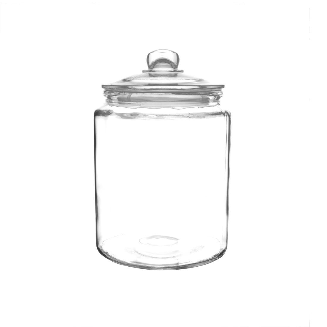 Olympia glazen voorraadpot 29,3(h) x 20(Ø)cm 6,35L
