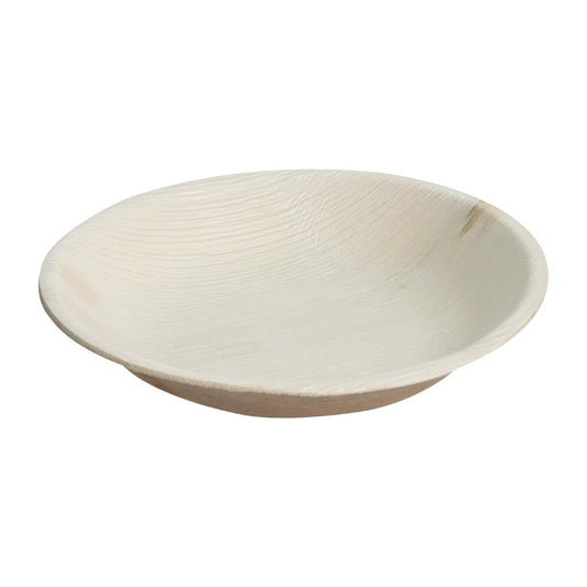 Fiesta Composteerbare Diepe Palmblad Borden Rond 175mm (Verpakking Van 100)
