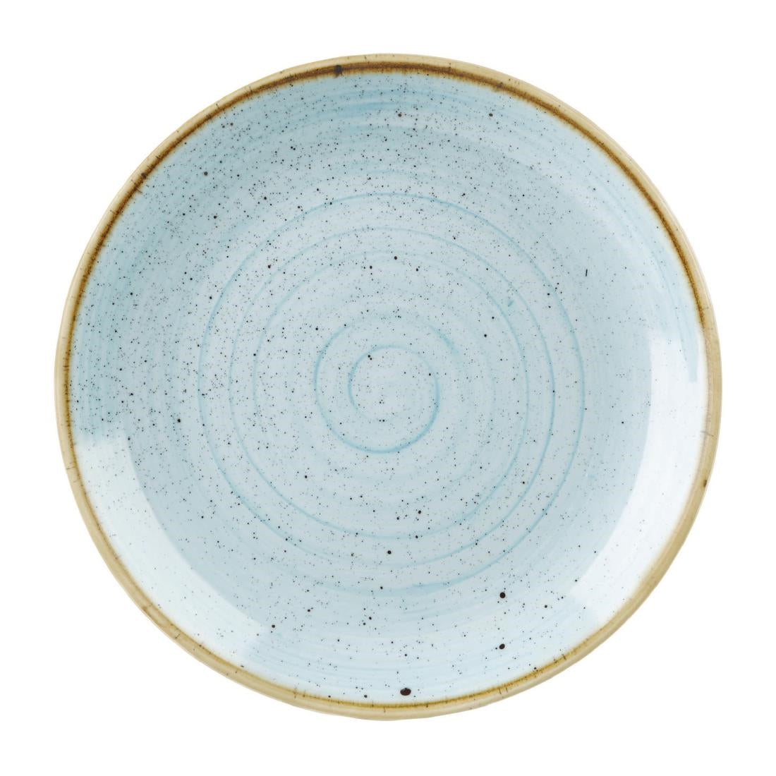 Churchill Stonecast Duck Egg Evolve Coupe Bord (pak van 6)
