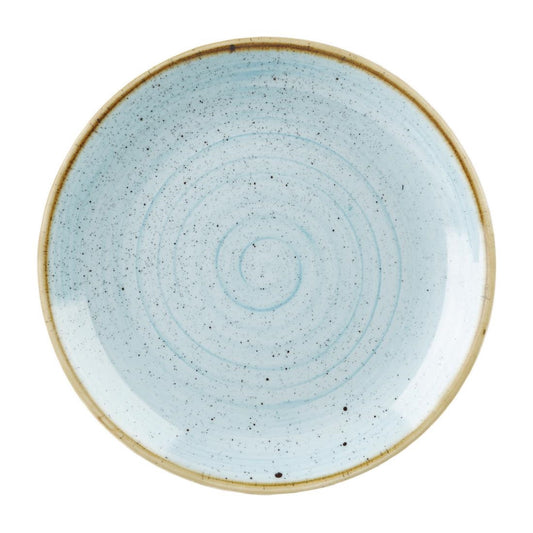 Churchill Stonecast Duck Egg Evolve Coupe Bord (pak van 6)