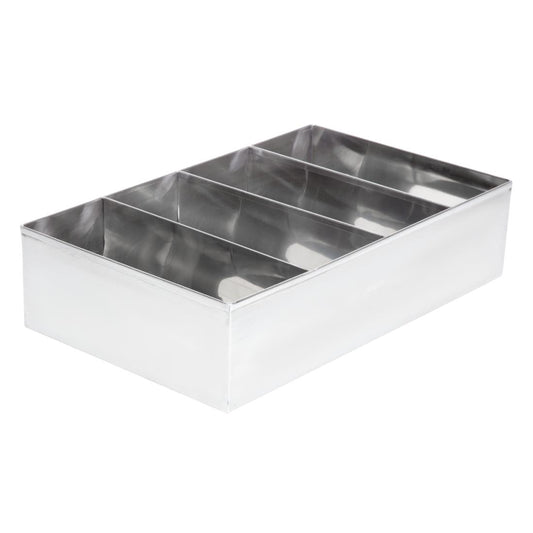 Olympia RVS bestekbak 41,5(H) x 25,5(W) x 10,5(D)cm