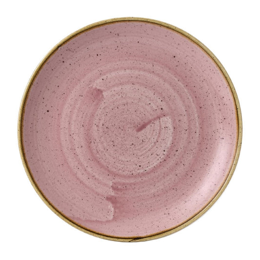 Churchill Stonecast Petal Pink Evolve Coupe Bord 22.9cm (pak van 12)