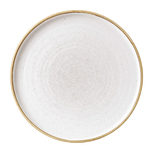 Churchill Stonecast Barley White Bord Met Opstaande Rand 25.9cm (pak van 6)