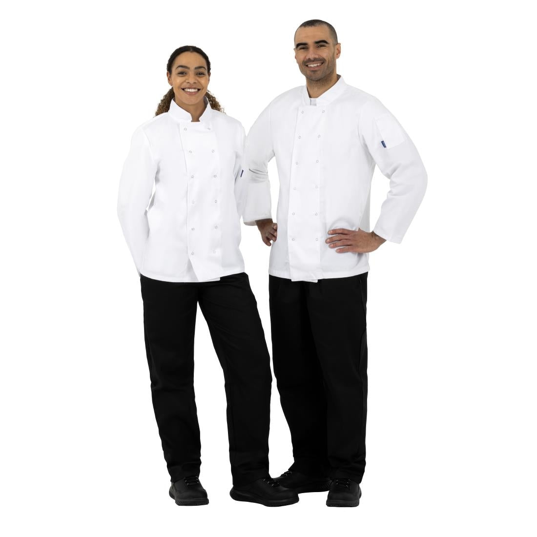 Whites Vegas koksbuis lange mouw wit L
