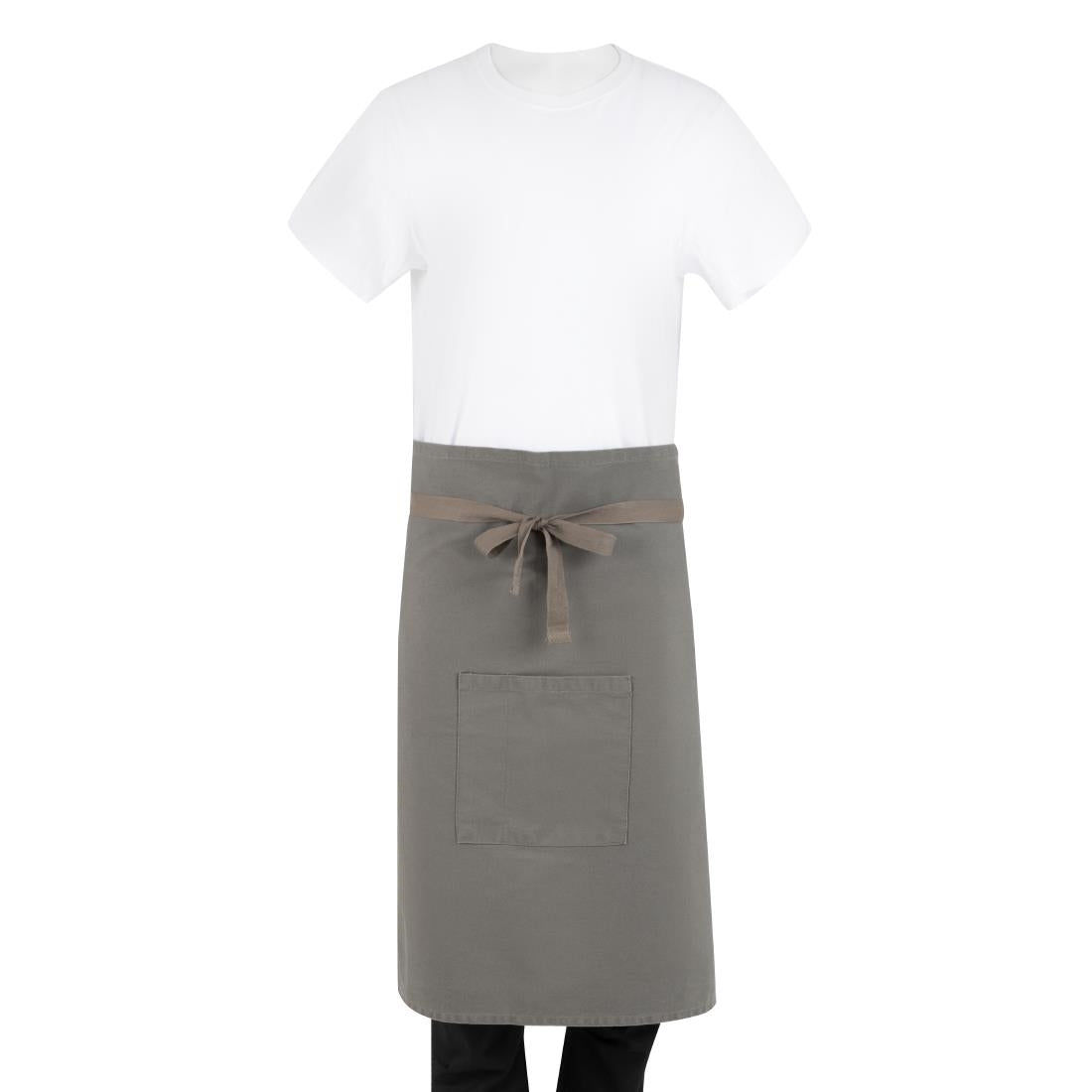 Khaki Southside Cotton Canvas Bistro Schort