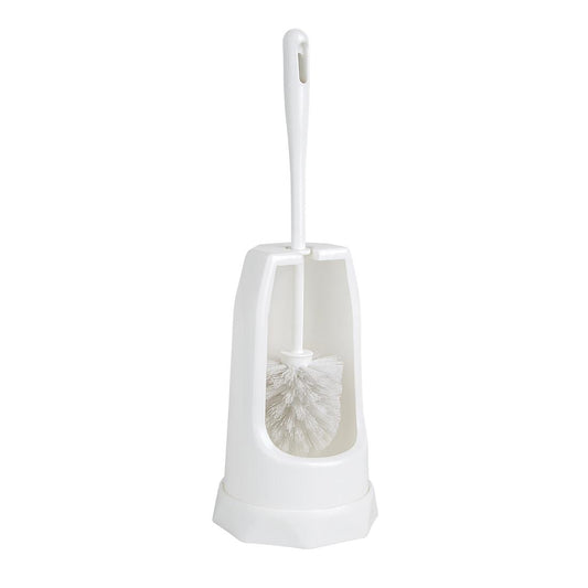 Jantex ronde toiletborstel & houder - Wit