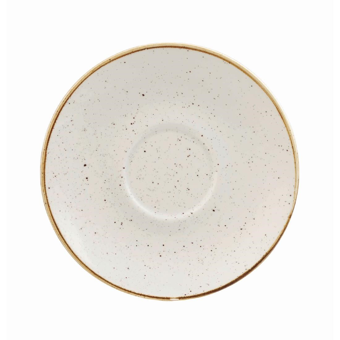 Churchill Stonecast Barley White Cappuccino Schotel 15.6cm (pak van 12)