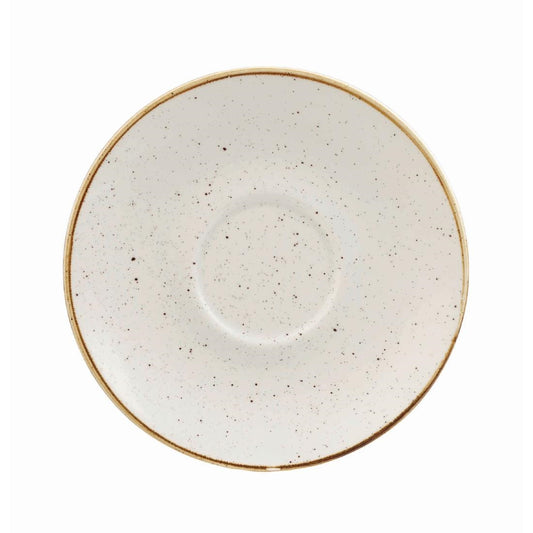 Churchill Stonecast Barley White Cappuccino Schotel 15.6cm (pak van 12)
