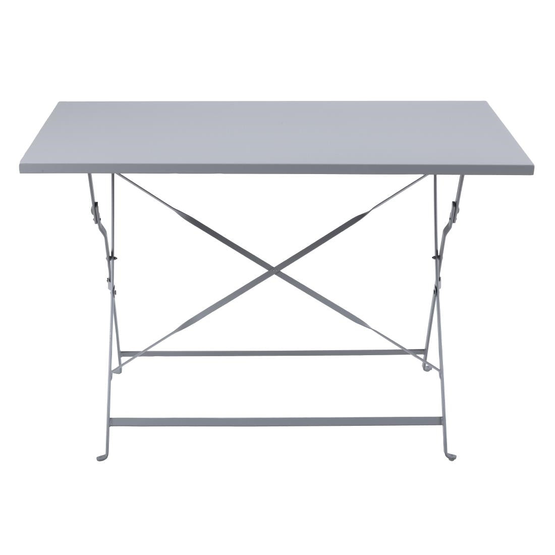 Bolero Pavement Style klaptafel grijs 1100 mm x 700 mm