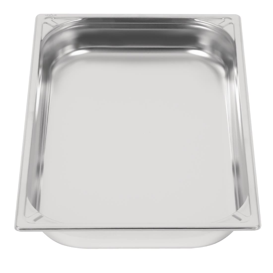 Vogue heavy-duty RVS GN 1/1 bak 65mm