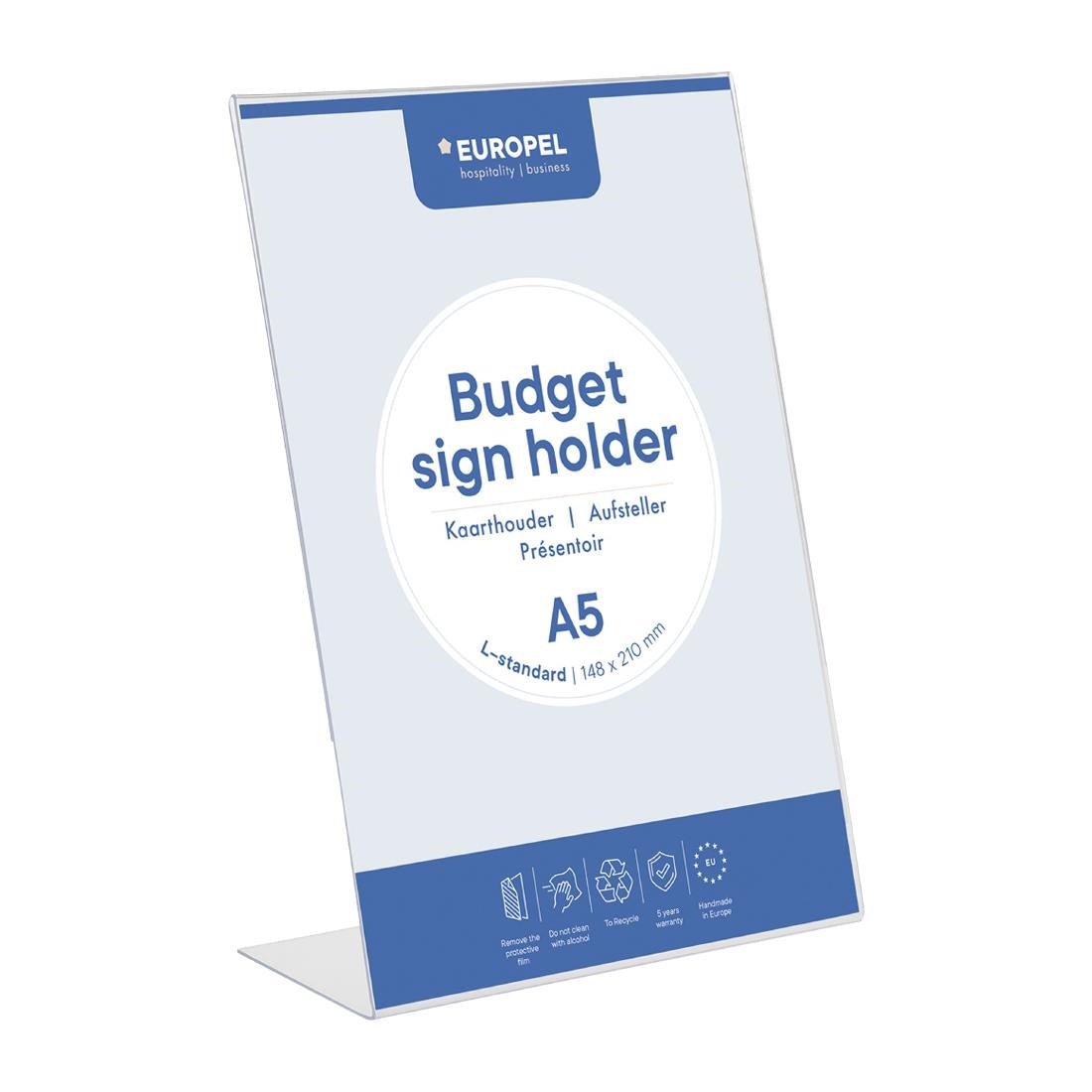 Europel Bordhouder Budget L-Model A5 Portret