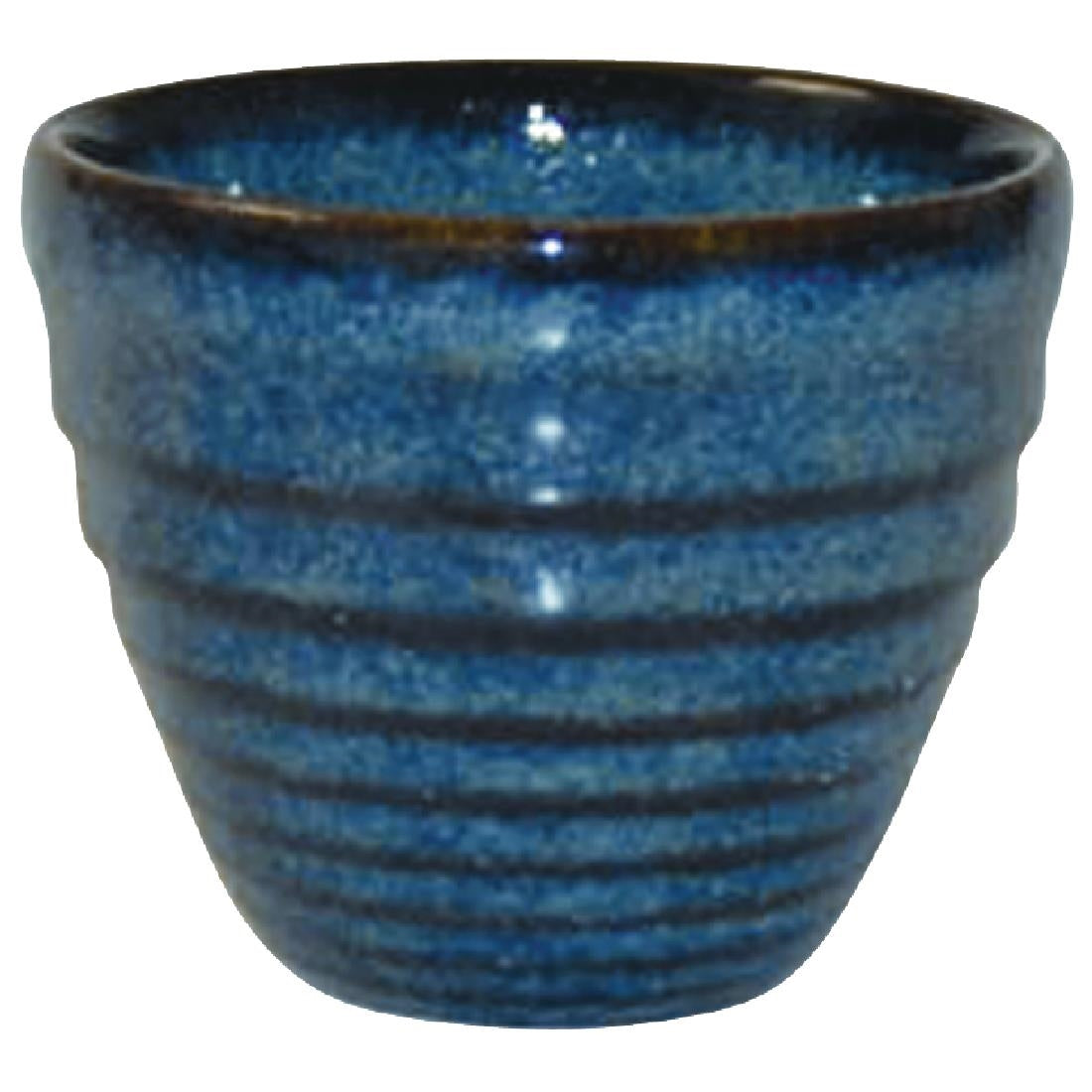 Churchill Sapphire Blue Ripple Dipper Pot 113ml (pak van 12)