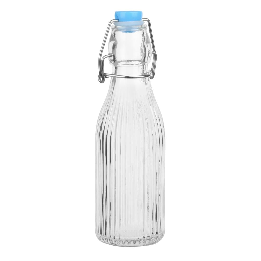 Olympia Geribbelde Waterflessen Met Zwenktop 200ml (Verpakking Van 6)