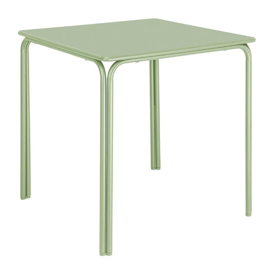 Bolero Adeline Stalen Vierkante Tafel 700mm Lichtgroen