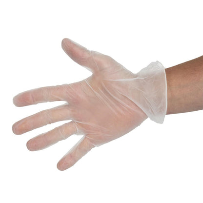 Hygiplas vinyl handschoenen transparant poedervrij L (100 stuks)