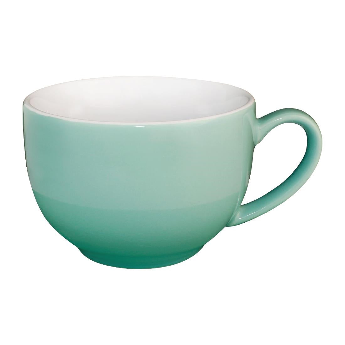 Olympia Café cappuccinokoppen aqua 34cl (12 stuks)