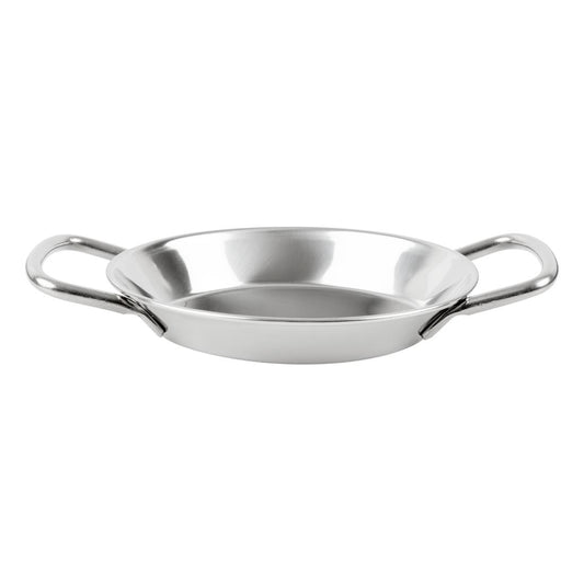 Olympia Tafelpresentatie Mini Paellapan Roestvrij Staal 120mm