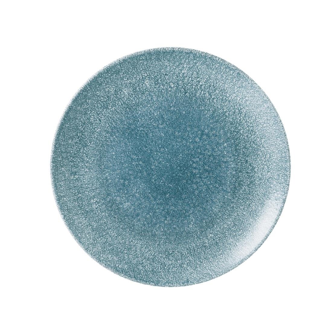 Churchill Raku Topaz Blue Evolve Coupe Bord 28.6cm (pak van 12)