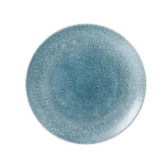 Churchill Raku Topaz Blue Evolve Coupe Bord 28.6cm (pak van 12)