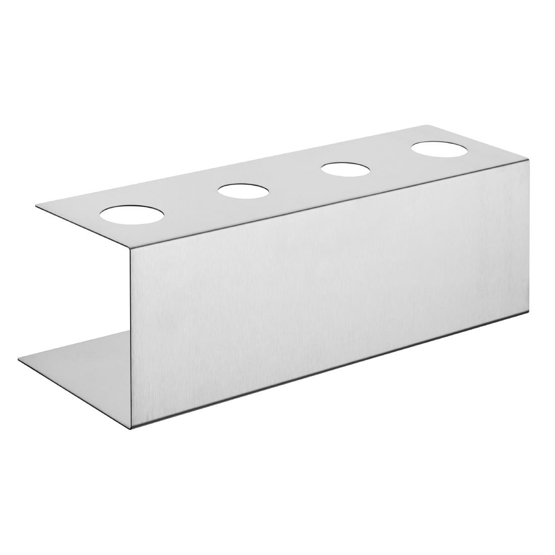 Olympia IJshoorntjeshouder 4 Kegels Roestvrij Staal - 270x97x90mm