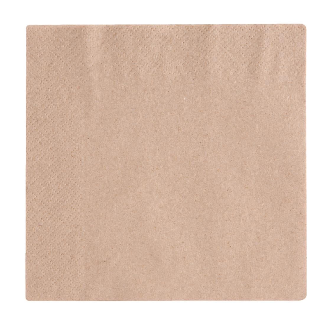 Vegware composteerbare ongebleekte lunchservetten 33cm (2000 stuks)