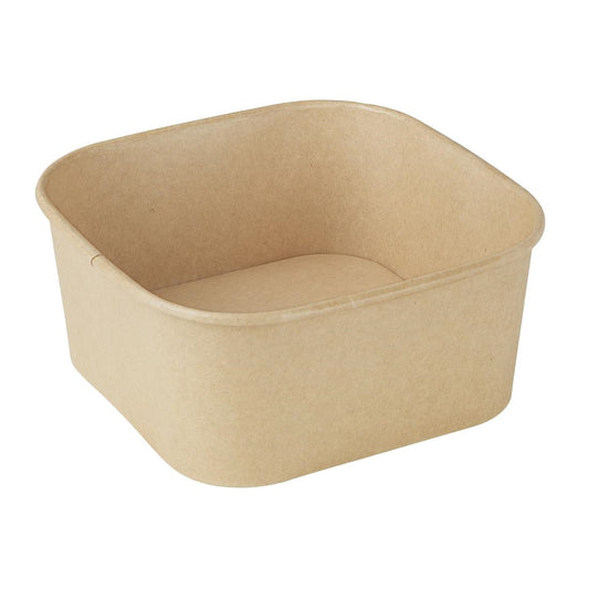 Fiesta Recycleerbare Vierkante Containerbodems 1400ml (Pakket Van 300)